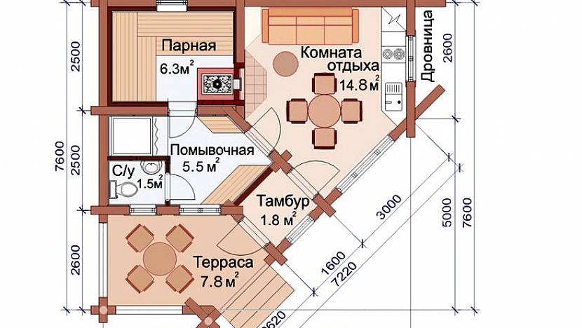 Проекты домов с ванной: плюсы и минусы, особенности конструкции, фото и видео